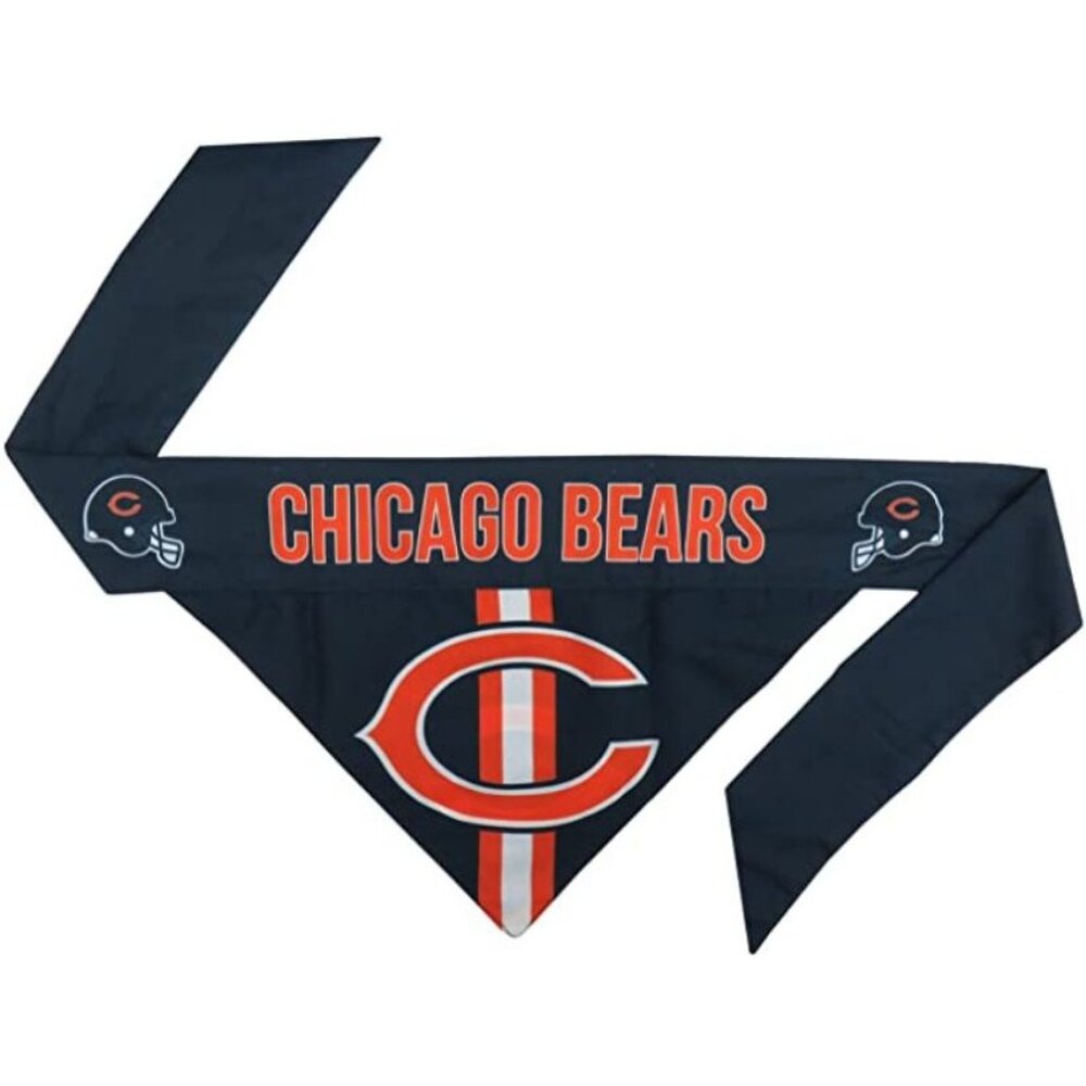 NFL Pet Bandana - Chicago Bears Size Medium - Picture 2 of 3